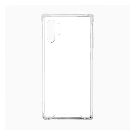 Silicone Hard Corners Case for Samsung Note 10 Plus Transparent